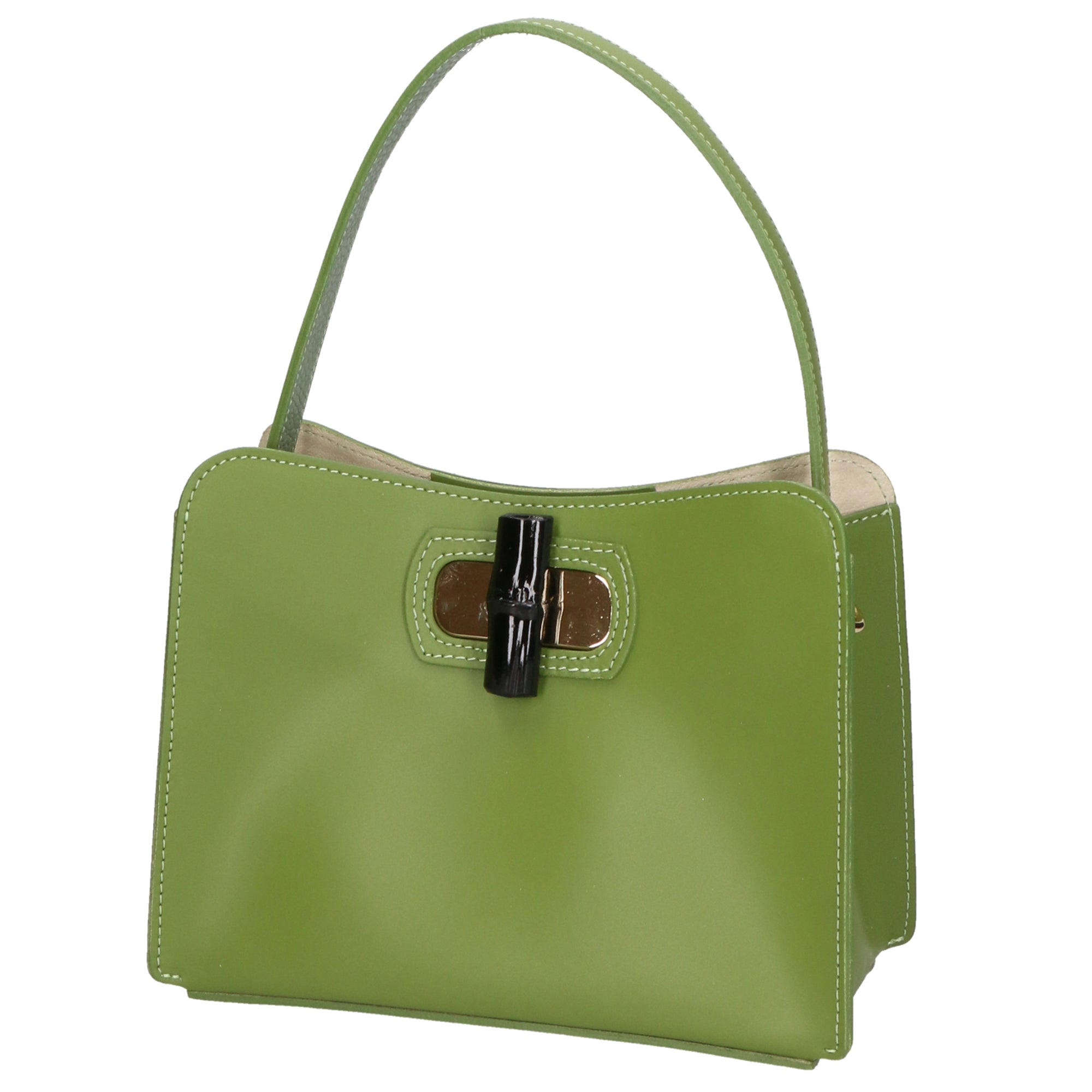 Katia Damenhandtasche aus echtem Leder, hergestellt in Italien, 17 x 12 x 9 cm