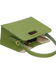 Katia Damenhandtasche aus echtem Leder, hergestellt in Italien, 17 x 12 x 9 cm