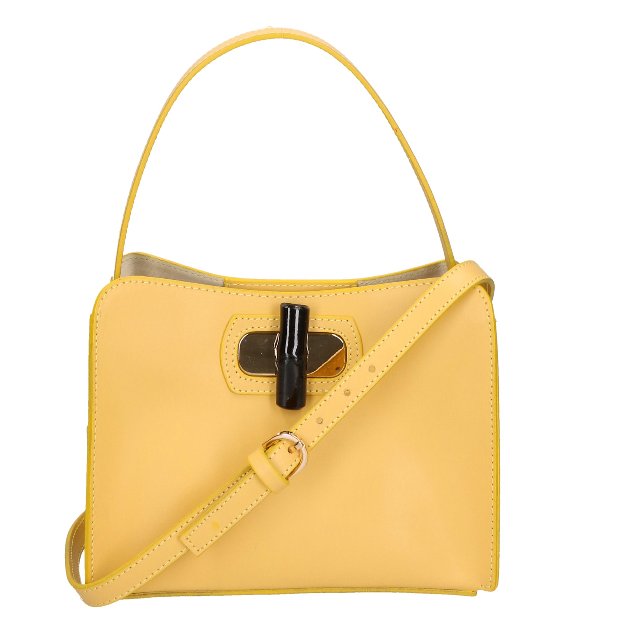 Katia Women's Handbag in Genuine Leather Made in Italy 17x12x9 cm