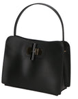 Katia Women's Handbag in Genuine Leather Made in Italy 17x12x9 cm