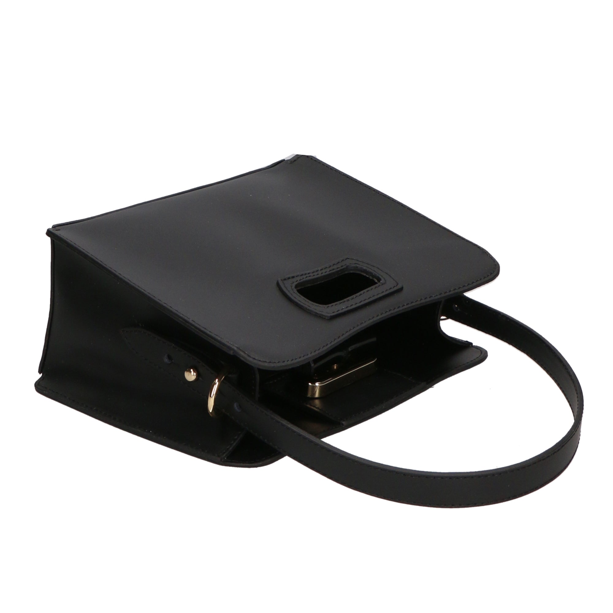 Katia Women's Handbag in Genuine Leather Made in Italy 17x12x9 cm