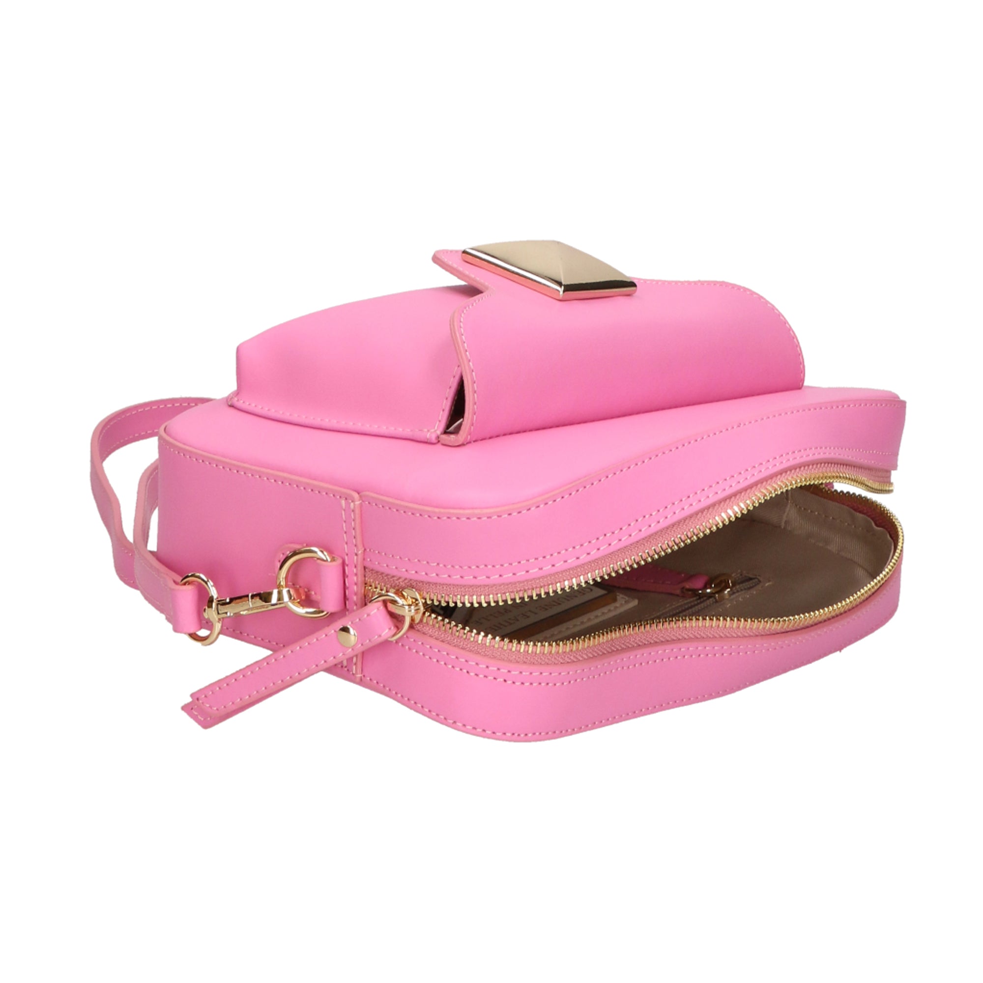 Borsa a tracolla da Donna Ilenia in Vera Pelle Made in Italy 17x21x10 cm