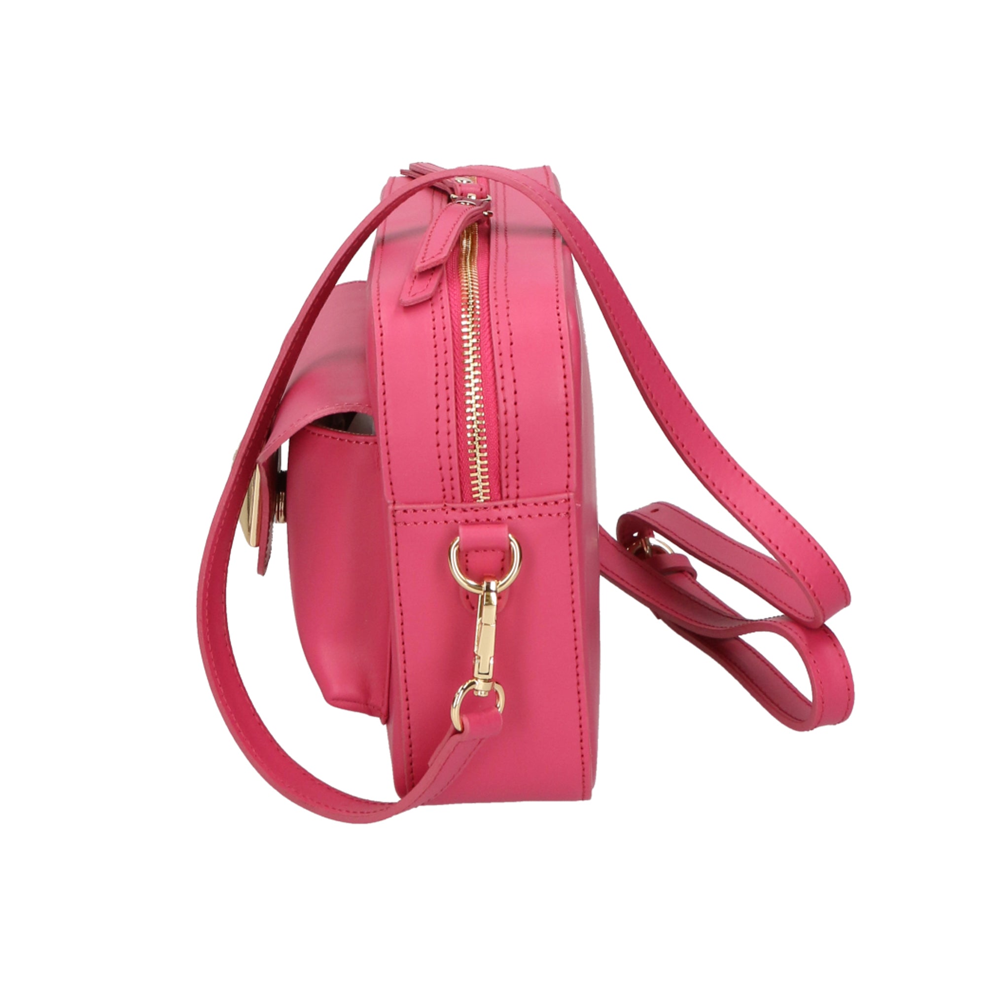 Borsa a tracolla da Donna Ilenia in Vera Pelle Made in Italy 17x21x10 cm