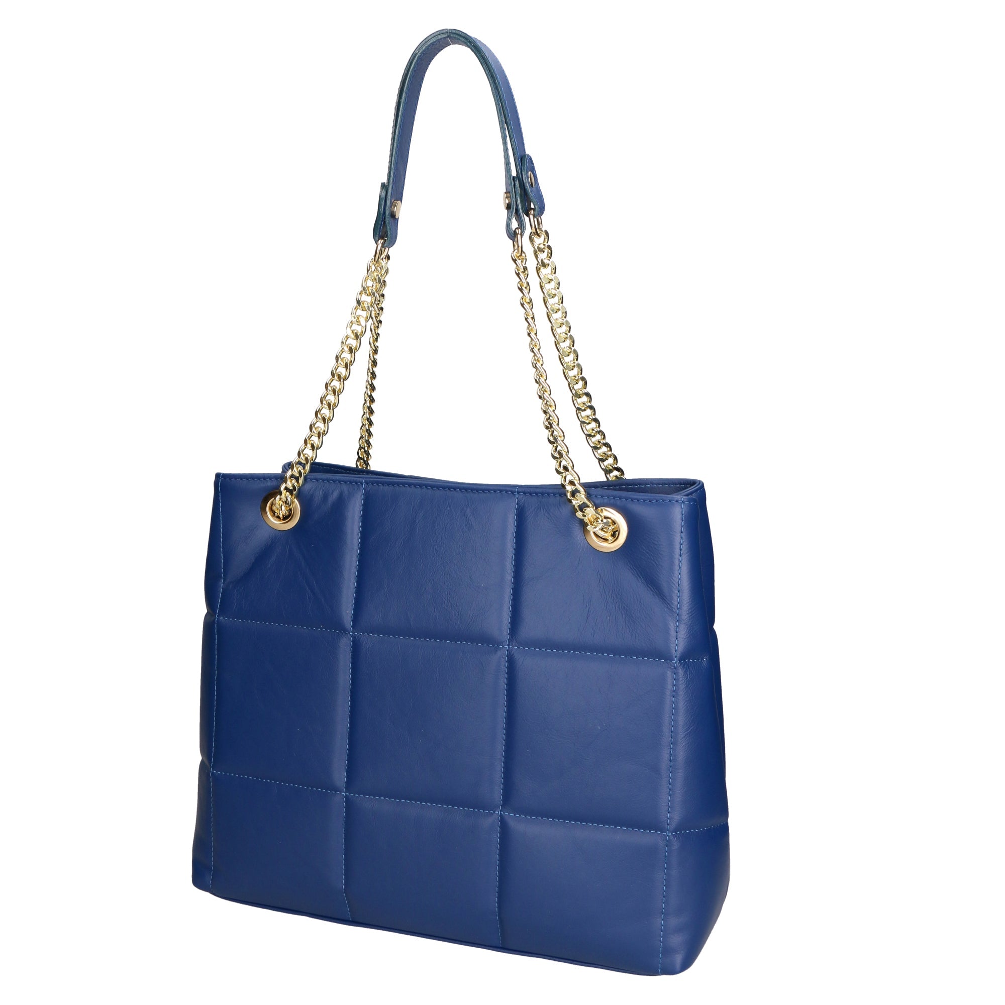 Isabella Damenhandtasche aus echtem Leder, hergestellt in Italien, 31 x 34 x 8 cm