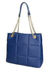 Isabella Damenhandtasche aus echtem Leder, hergestellt in Italien, 31 x 34 x 8 cm