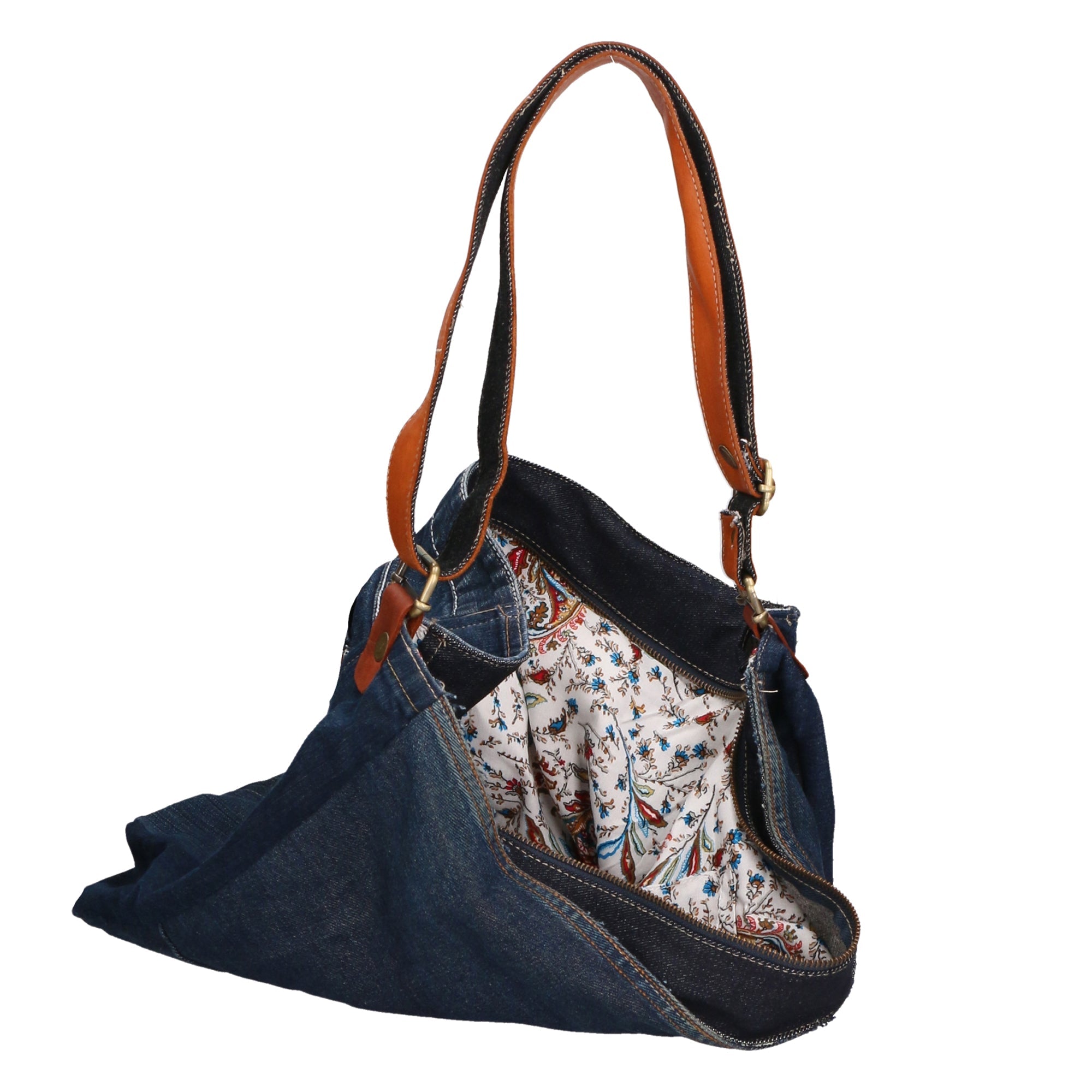 Jelena Women's Shoulder Bag in Cotton, Vegan Product, 48x37x10 cm