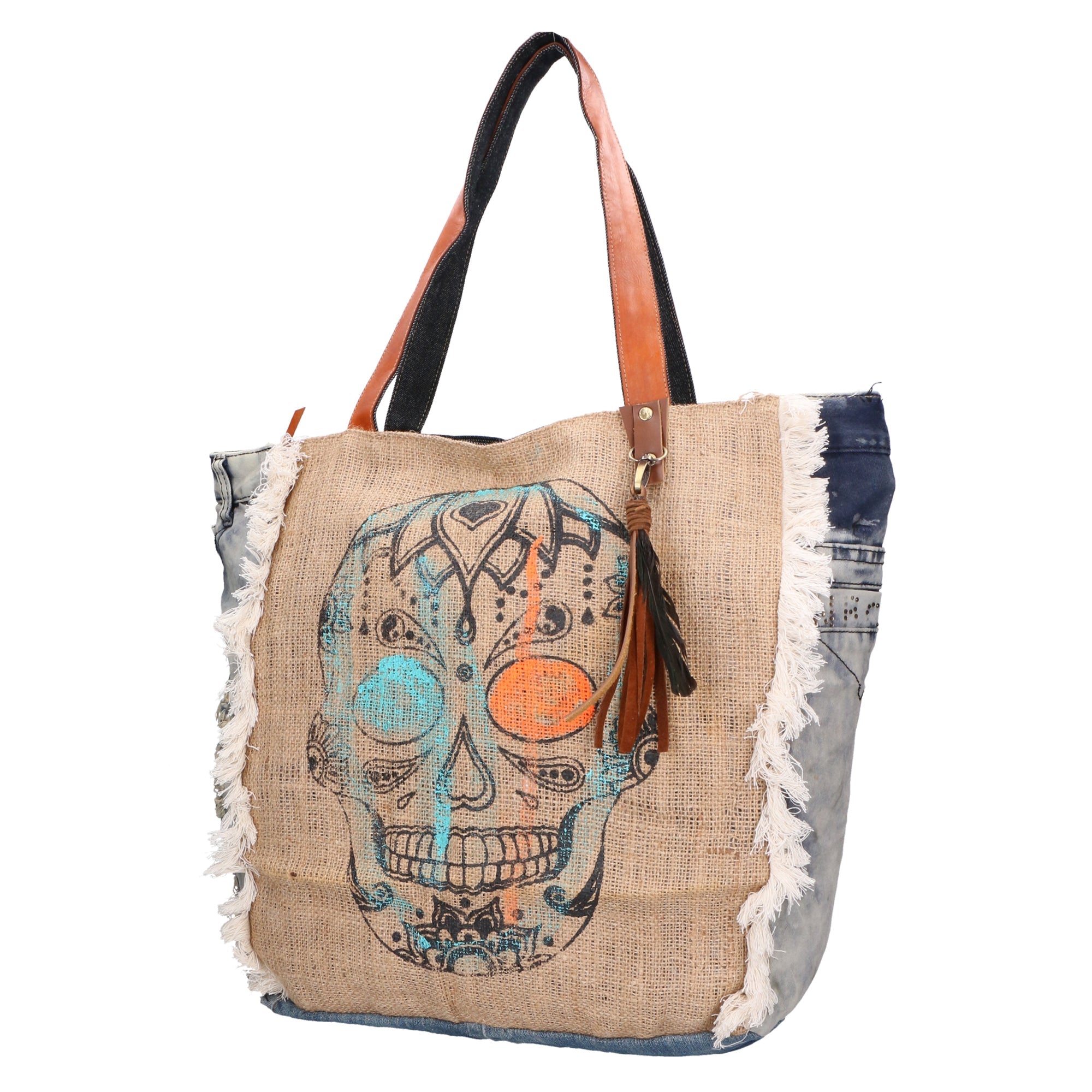 Borsa a spalla da Donna Jennifer in Cotone Prodotto Vegano 40x37x18 cm