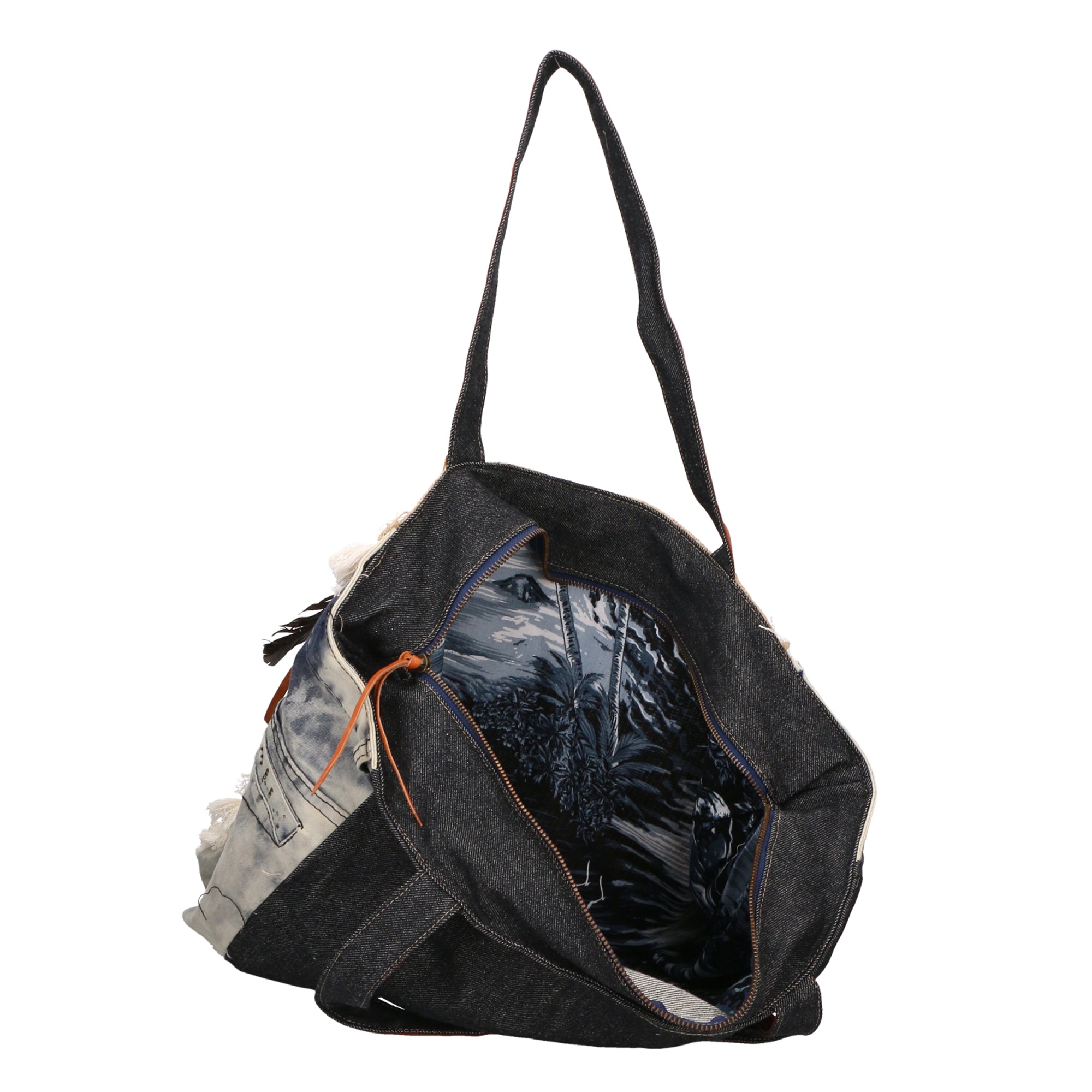 Borsa a spalla da Donna Jennifer in Cotone Prodotto Vegano 40x37x18 cm