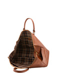 Borsa da viaggio unisex vera pelle 100% cotone 4546-MIELE Alessia Firenze