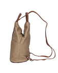 Erika Zaino da donna in vera pelle Casual 80072-TAUPE-MARRONE Chiara Ferretti