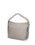 Damen-Schultertasche aus echtem Leder, hergestellt in Italien, 31 x 26 x 12 cm