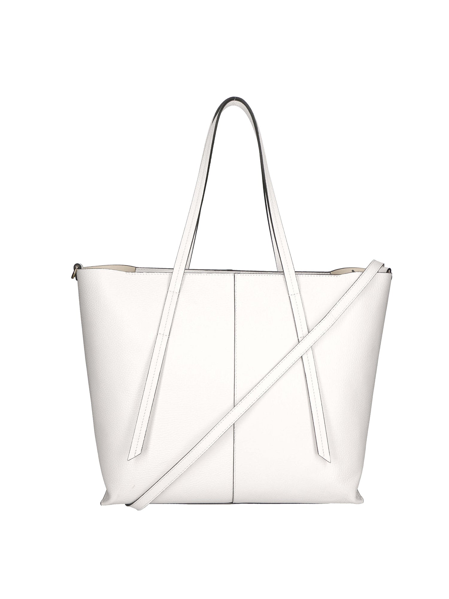 Luce Borsa a mano da donna Vera pelle 04512-BIANCO WHITE Chiara Ferretti