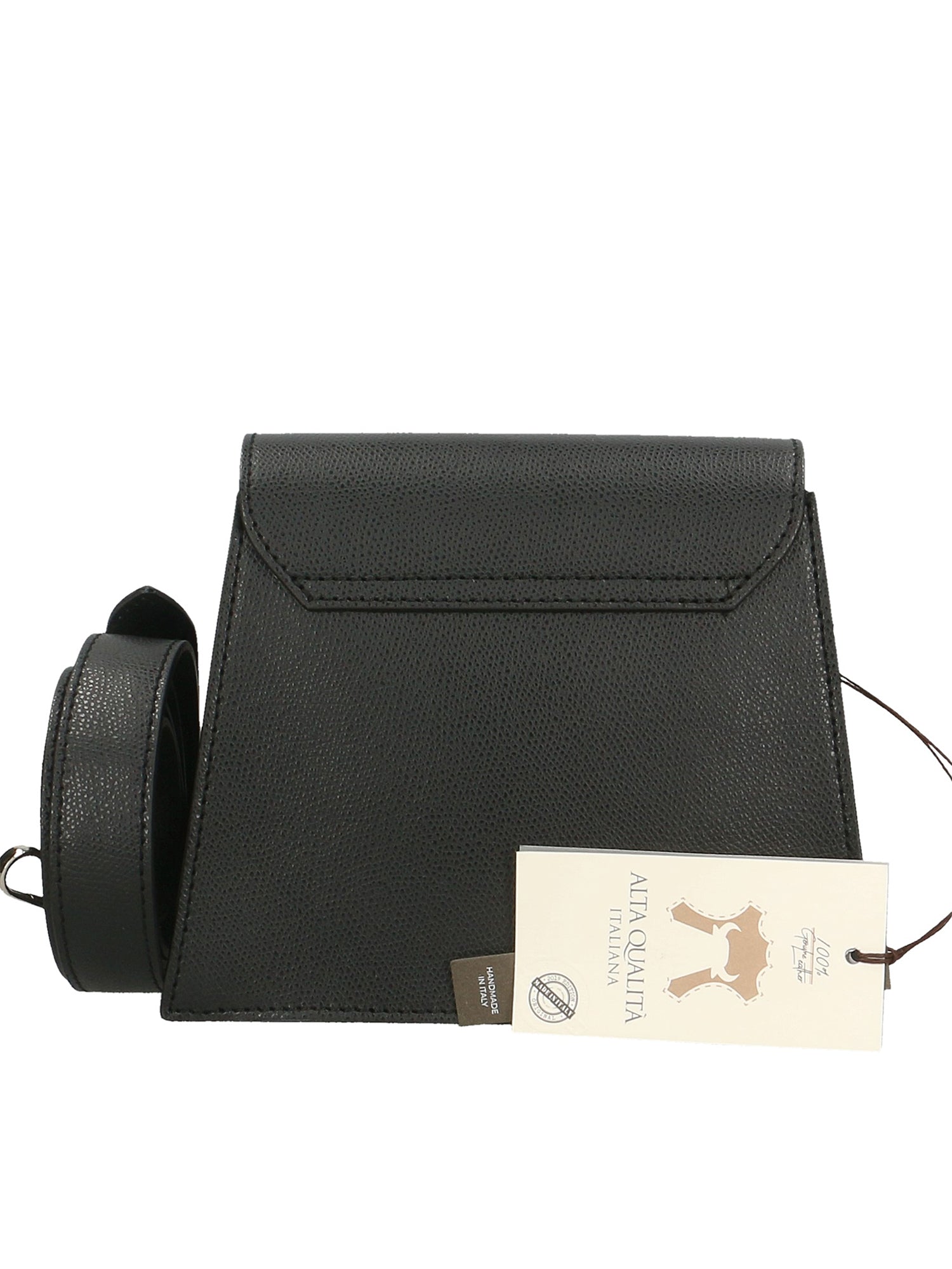 Eolara Borsa a spalla da donna Vera pelle 193842-NERO BLACK Chiara Ferretti