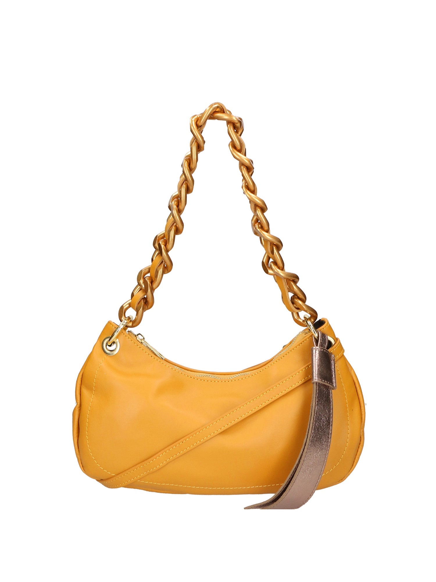 Borsa a spalla da Donna Artemide in Vera Pelle Made in Italy 14x32x8 cm