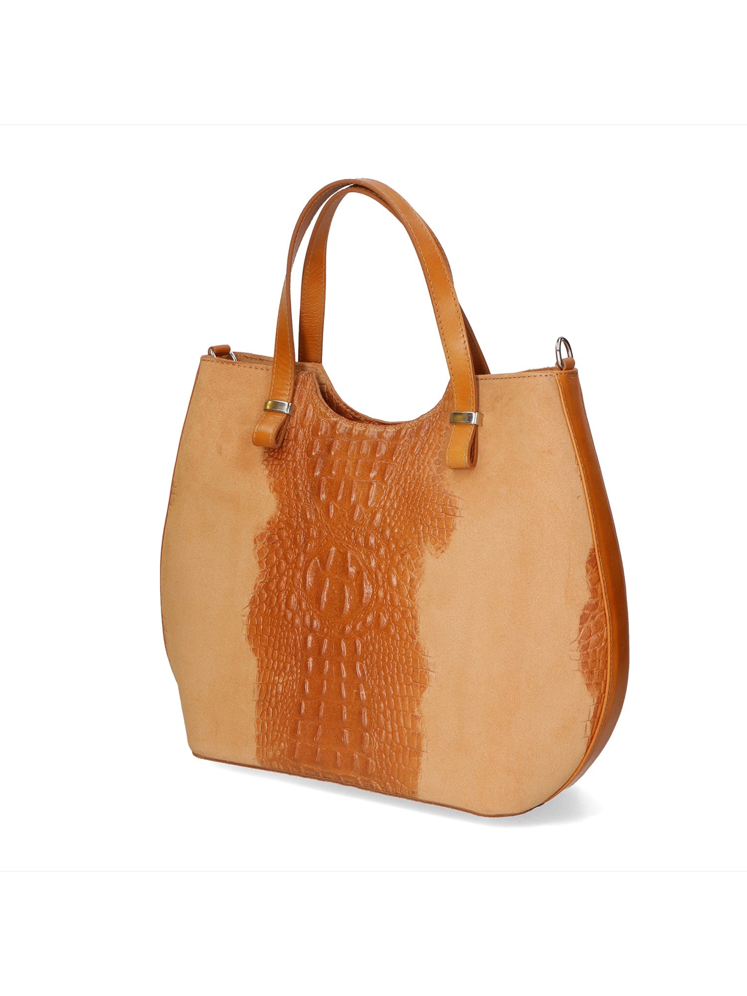 Elda Borsa a mano da donna Vera pelle croco 80046 1-CUOIO Chiara Ferretti