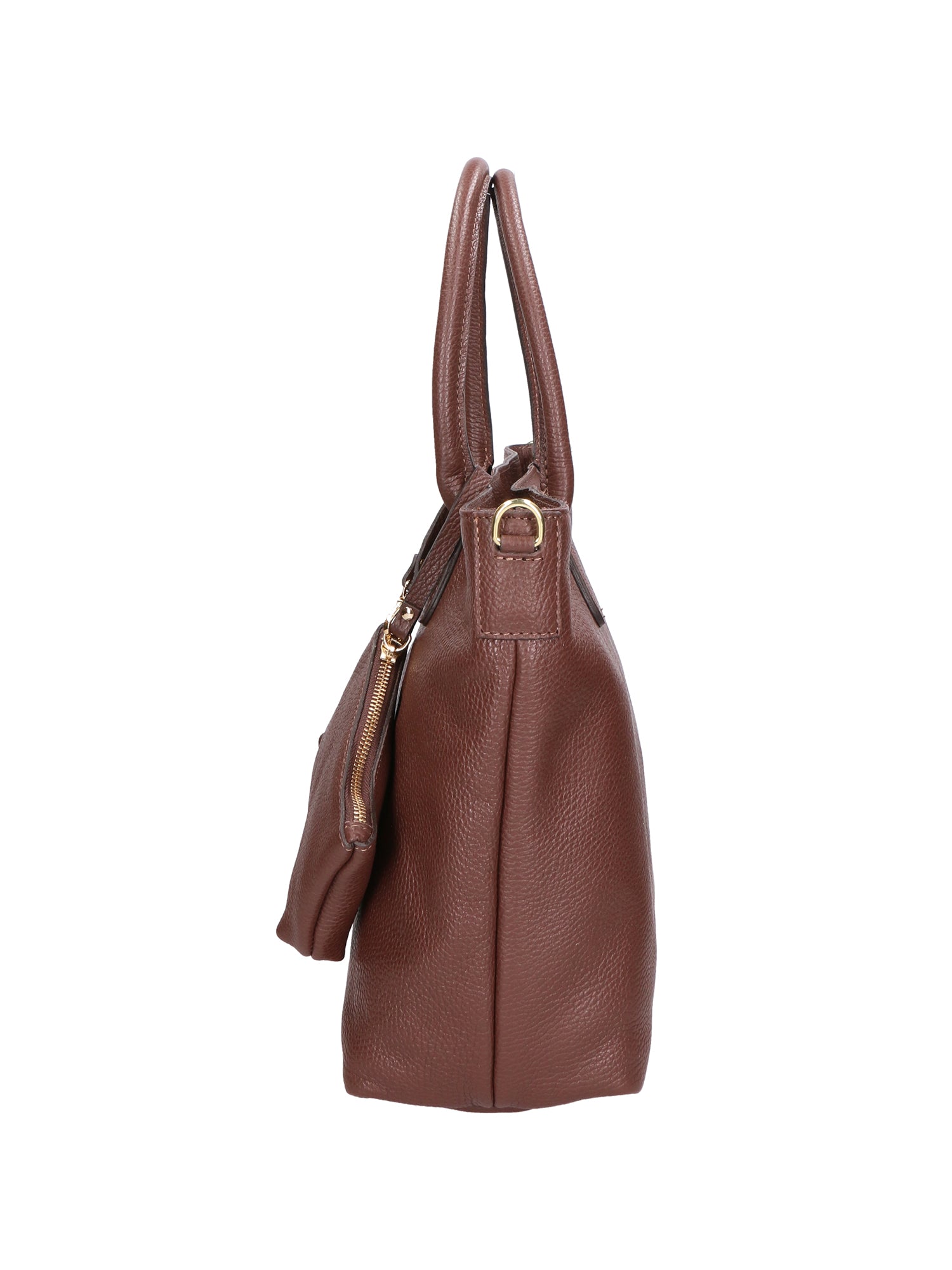 Sylvie Unisex-Handtasche aus echtem Leder, hergestellt in Italien, 34 x 30 x 9 cm