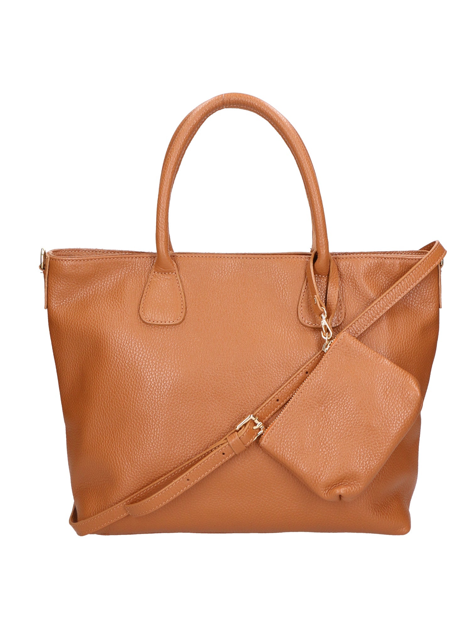 Sylvie Borsa a mano da donna 100% pelle 06520-D17 CUOIO SCURO Chiara Ferretti