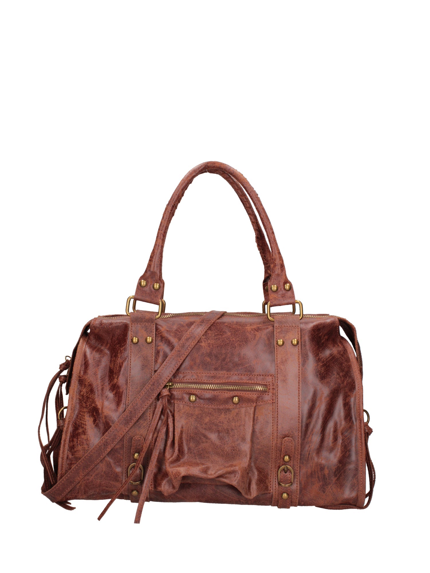 Elara Borsa a spalla da donna Vera pelle 06090-041 MARRONE Chiara Ferretti