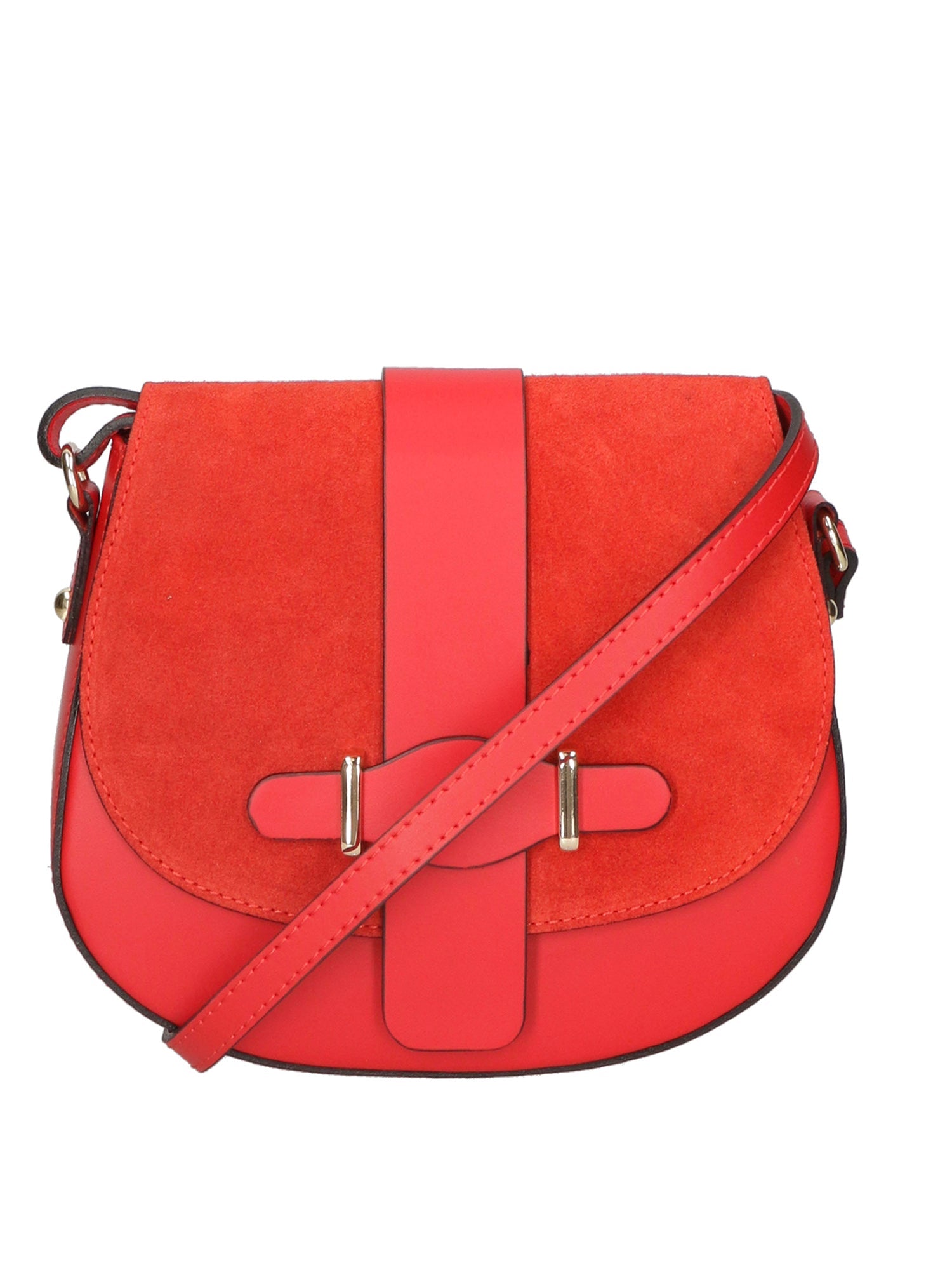 Carola Borsa a tracolla da donna Vera pelle 10036-L130 ROSSO SCURO Chiara Ferretti