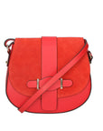 Carola Borsa a tracolla da donna Vera pelle 10036-L130 ROSSO SCURO Chiara Ferretti
