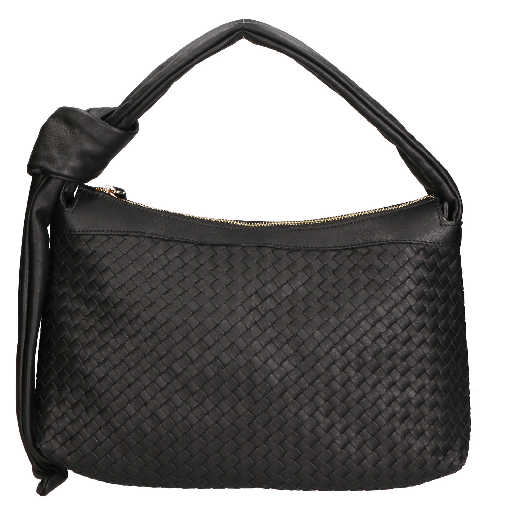 Iole Borsa a spalla da donna Vera pelle 06051-NERO Chiara Ferretti