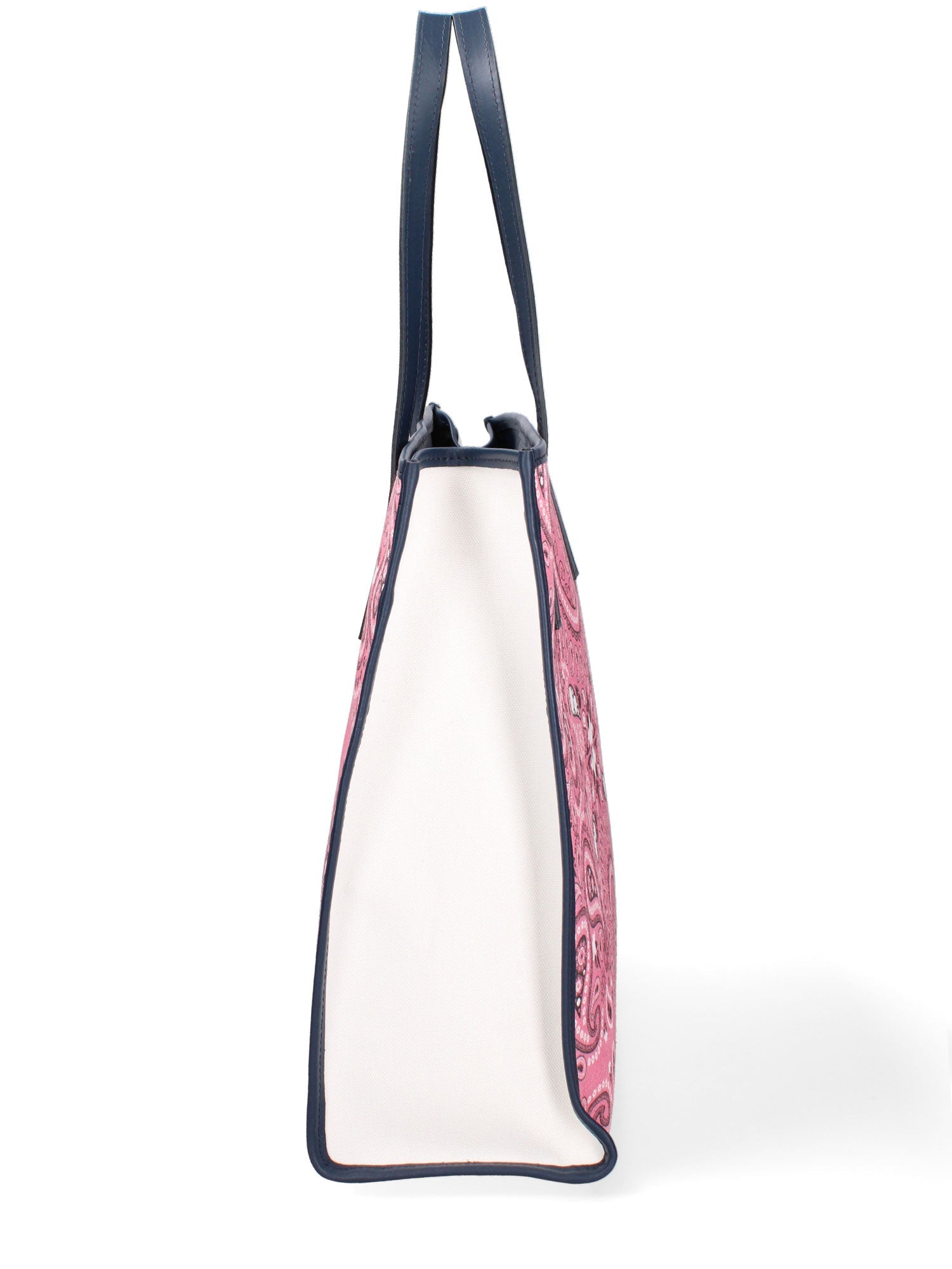 Taormina Borsa a spalla da donna Tela + Vera Pelle 5370-7-L318 BLU NAVY Chiara Ferretti