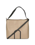 Erica Borsa a mano da donna Vera pelle 80071-TAUPE Chiara Ferretti