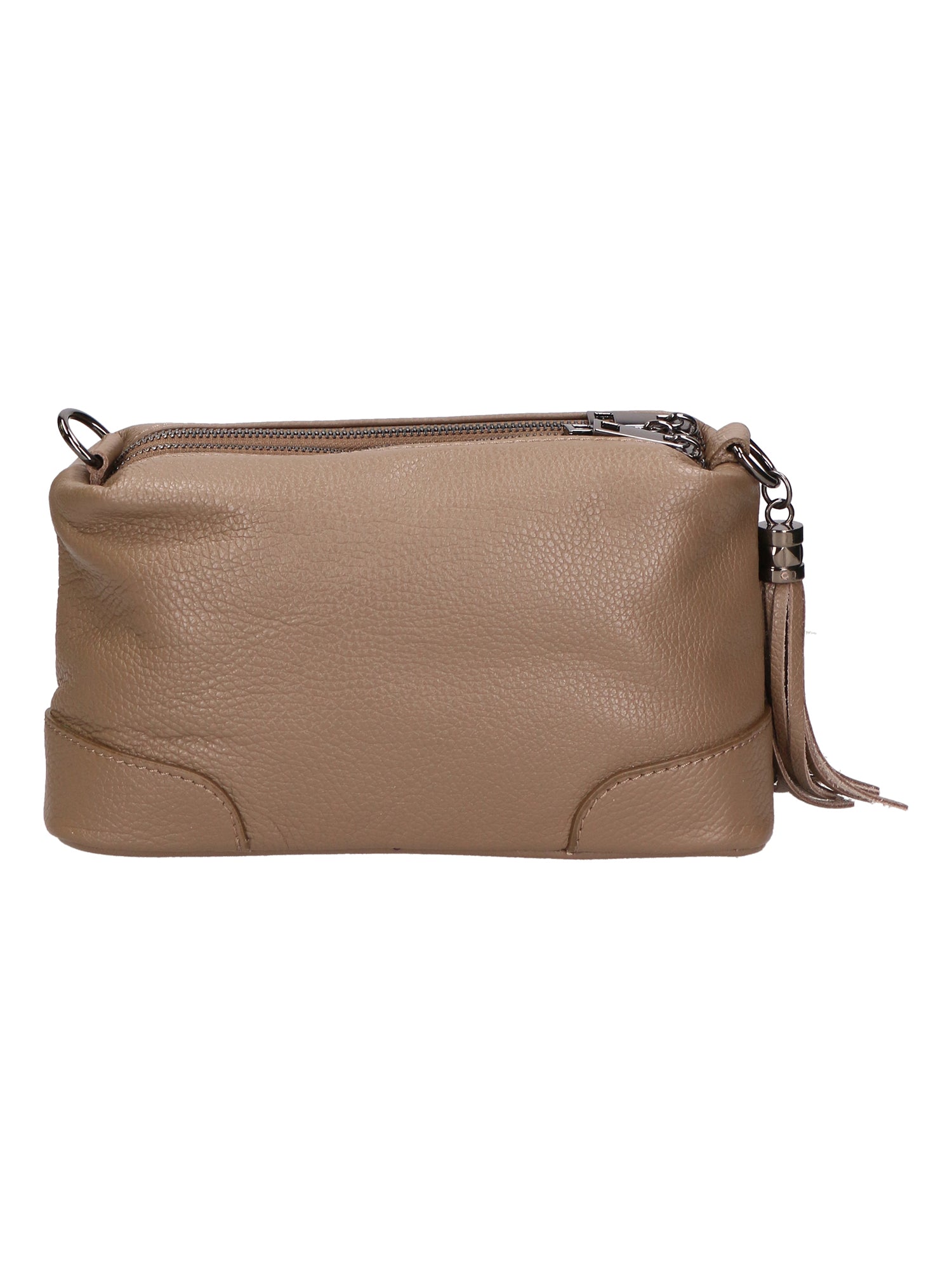 Lidia Borsa a mano da donna Vera pelle 06513-TAUPE Chiara Ferretti