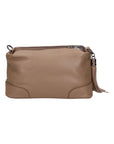 Lidia Borsa a mano da donna Vera pelle 06513-TAUPE Chiara Ferretti