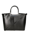 Francesca Borsa a mano da donna 100% pelle 9133-NERO BLACK Chiara Ferretti