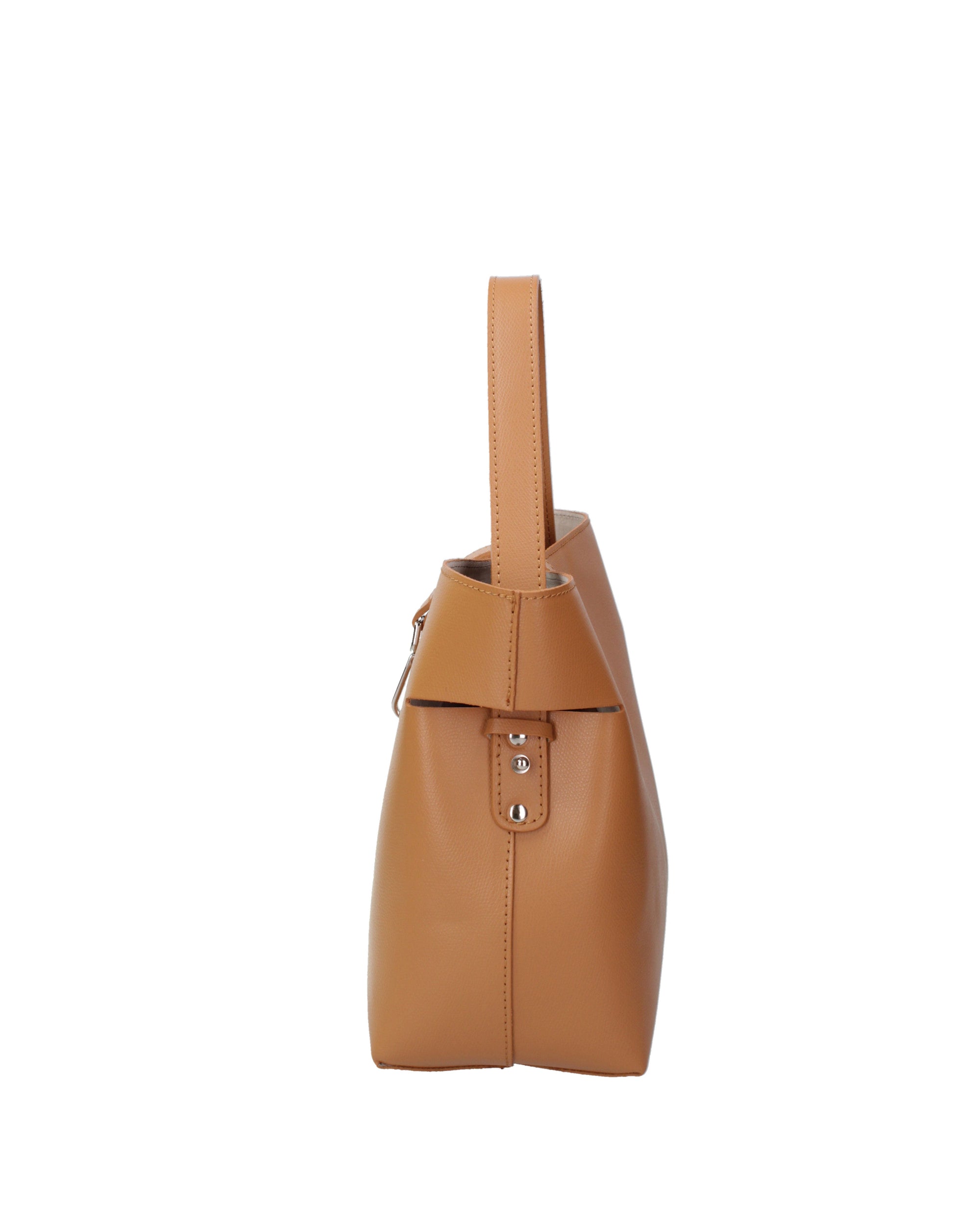 Liviana Borsa a mano da donna Vera pelle 07379-PL44 CUOIO Chiara Ferretti