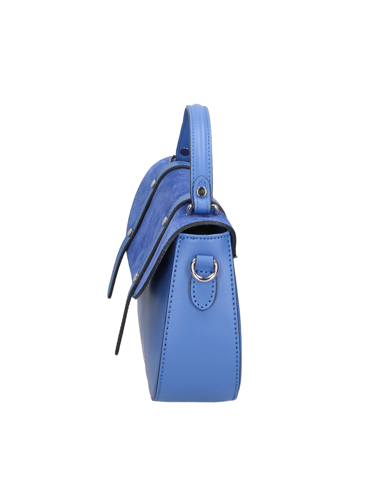 Genziana Borsa a mano da donna Vera pelle 05993-L112 GLICINE+18 BLU Chiara Ferretti