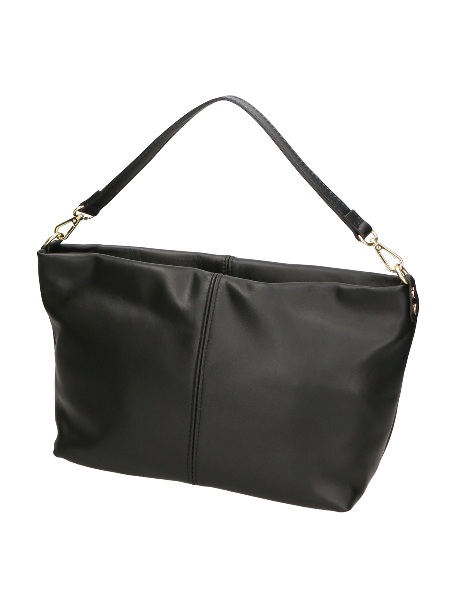 Ginevra Borsa a spalla da donna Vera pelle 05936-NERO BLACK Chiara Ferretti