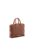 Borsa a mano unisex in vera pelle Made in Italy 4540-MARRONE Alessia Firenze