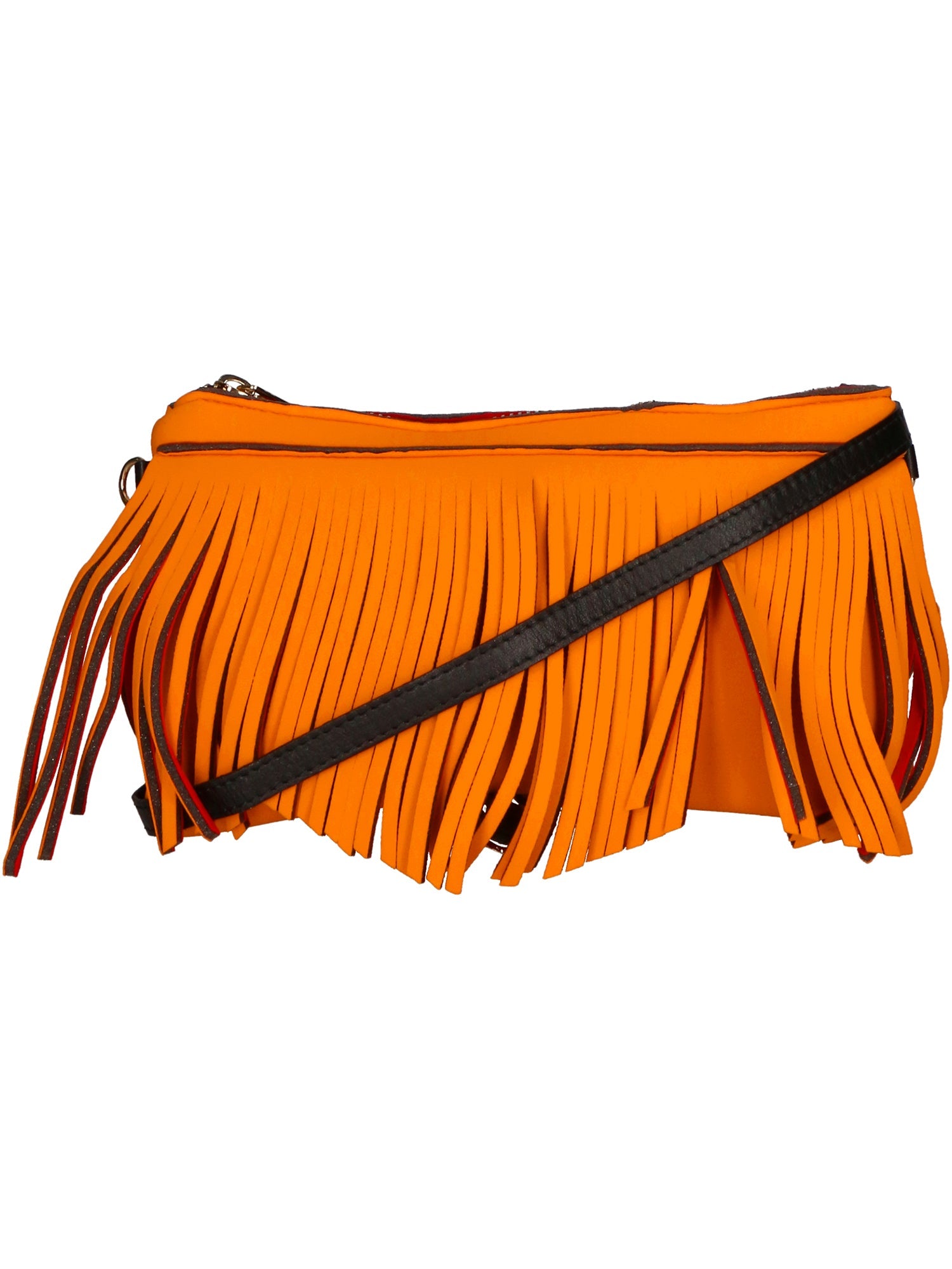 Oxsana Borsa a spalla da donna Neoprene 1311-ARANCIO ORANGE Chiara Ferretti