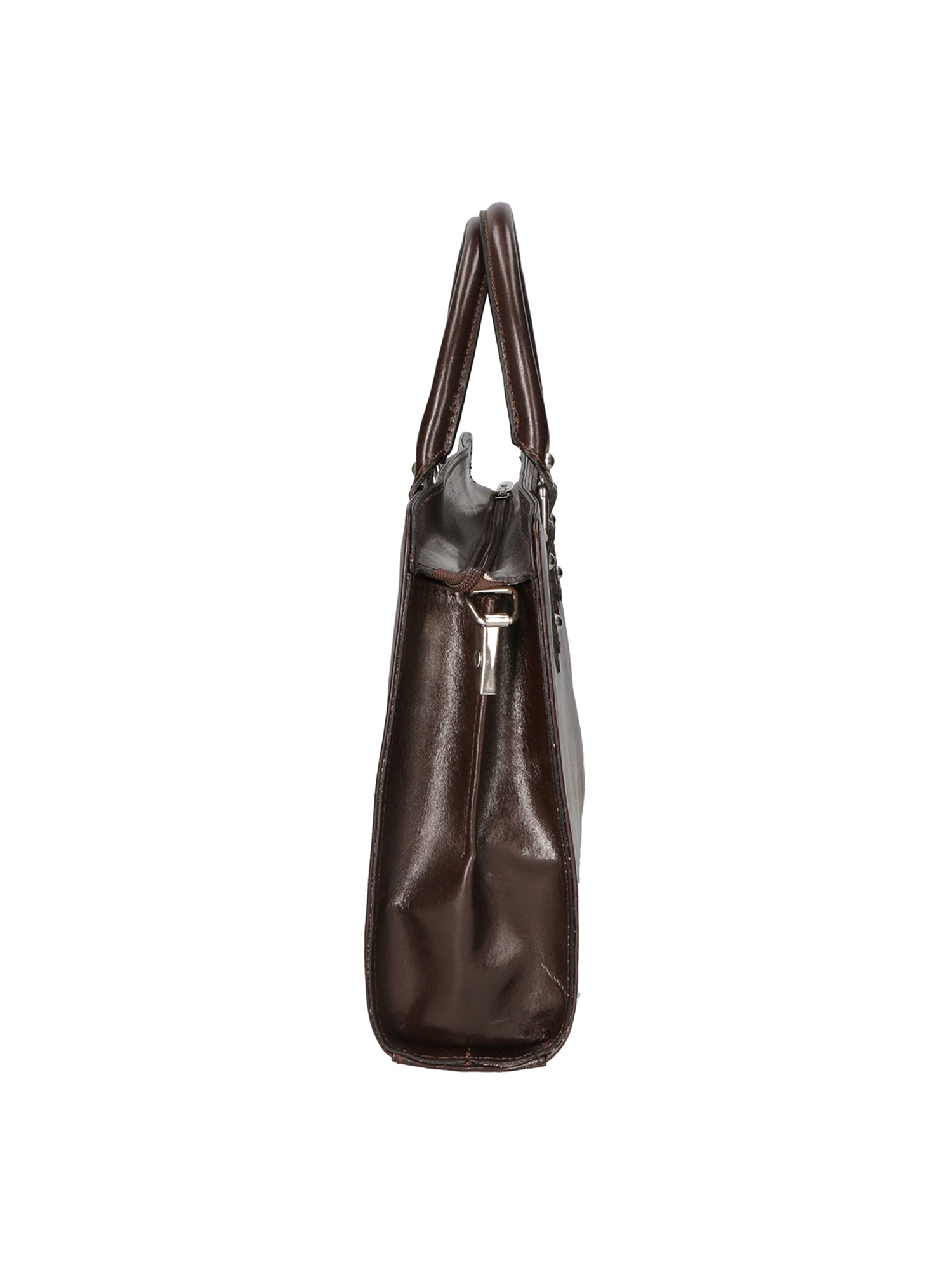 Fabrizia Borsa a mano da donna Vera pelle 9047-TMORO DARK BROWN Chiara Ferretti