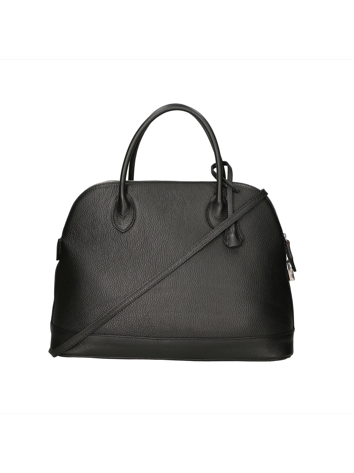Silvana Chic Borsa a mano da donna 100% pelle 80028 5197-D28 NERO BLACK Chiara Ferretti