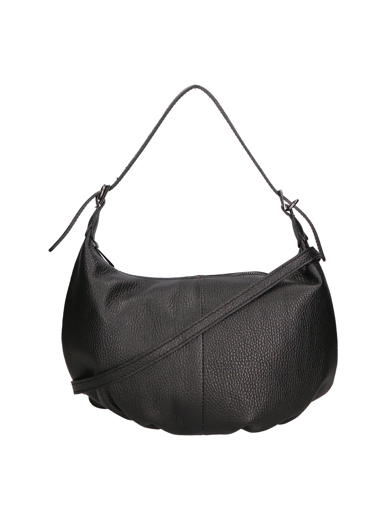 Licia Borsa a spalla da donna Vera pelle 06512- NERO BLACK Chiara Ferretti