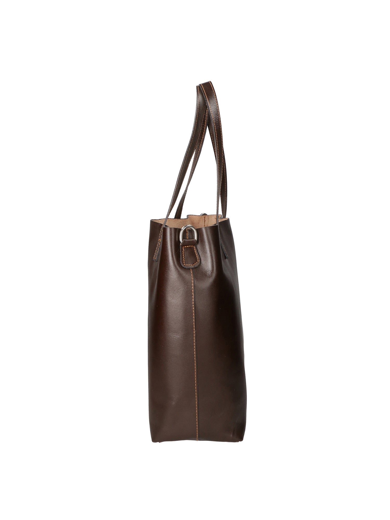 Esmeralda Borsa a mano da donna 100% pelle 9006-TMORO DARK BROWN Chiara Ferretti