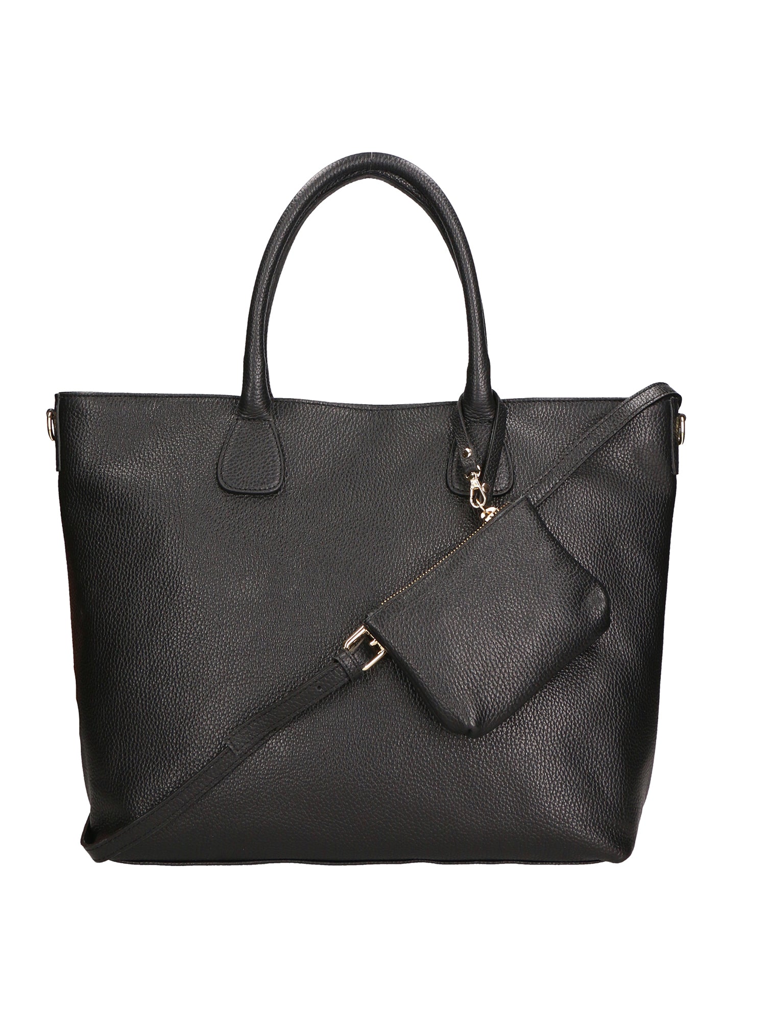 Wladimira Women's Shoulder Bag in Genuine Leather Made in Italy 43x33x9 cm