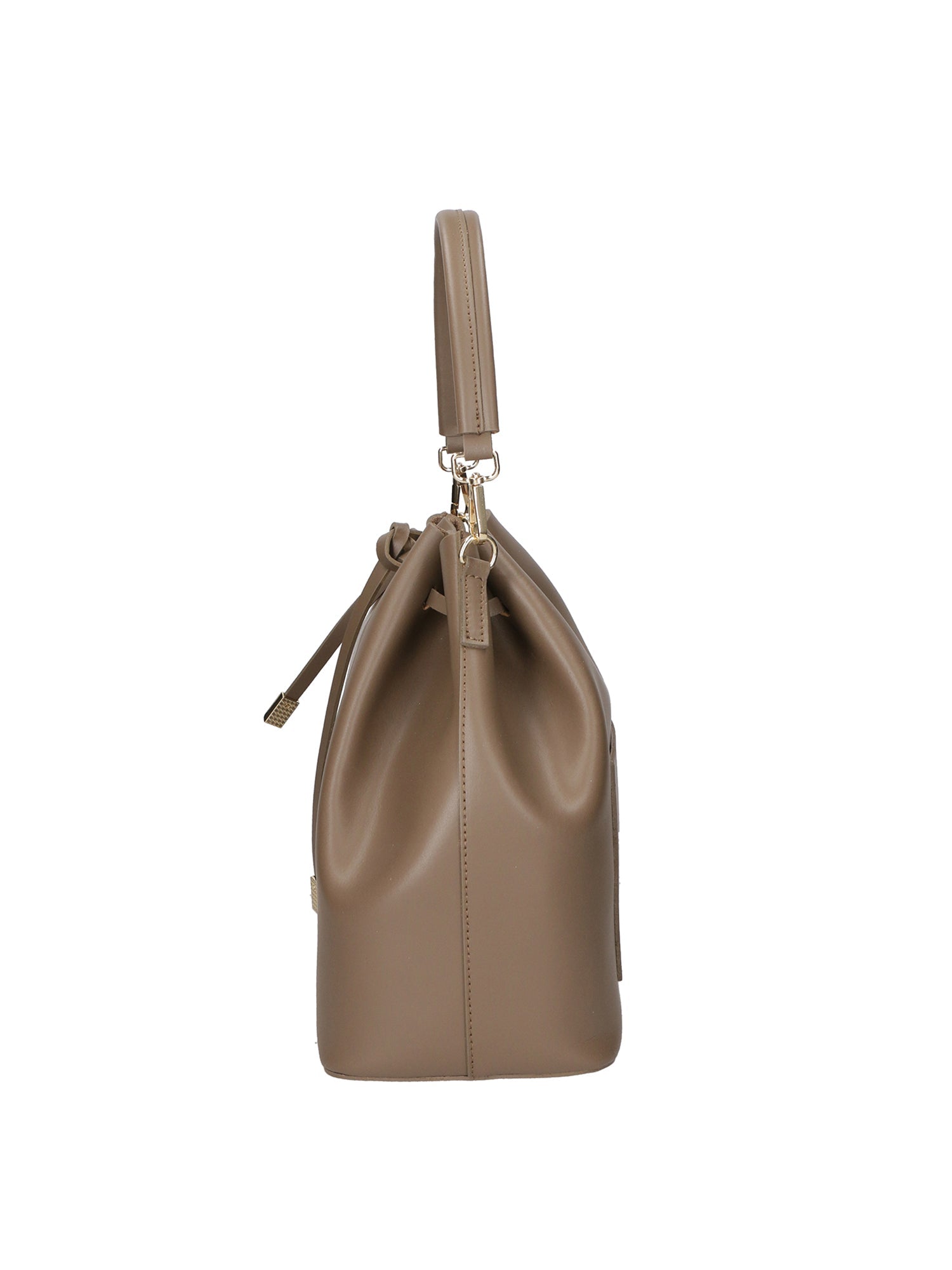 Erina Borsa a mano da donna Vera pelle 8073-L134 TAUPE SCURO Chiara Ferretti