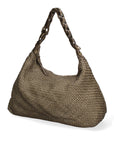 Asteria Borsa a spalla da donna Vera pelle 7799-VERDE MILITARE Chiara Ferretti