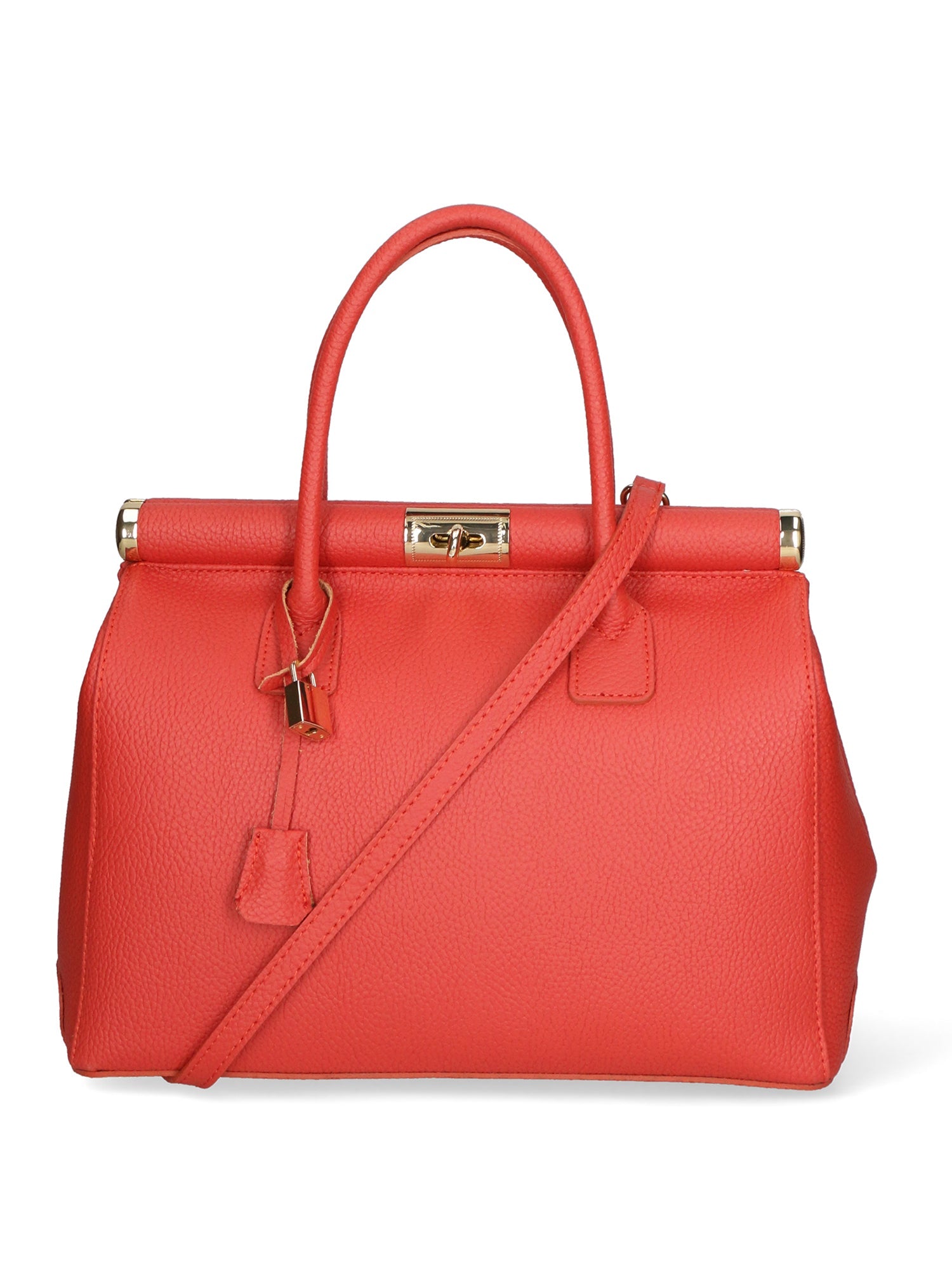 Aleria Borsa a mano da donna Vera pelle 8005-D35 PAPAYA Chiara Ferretti
