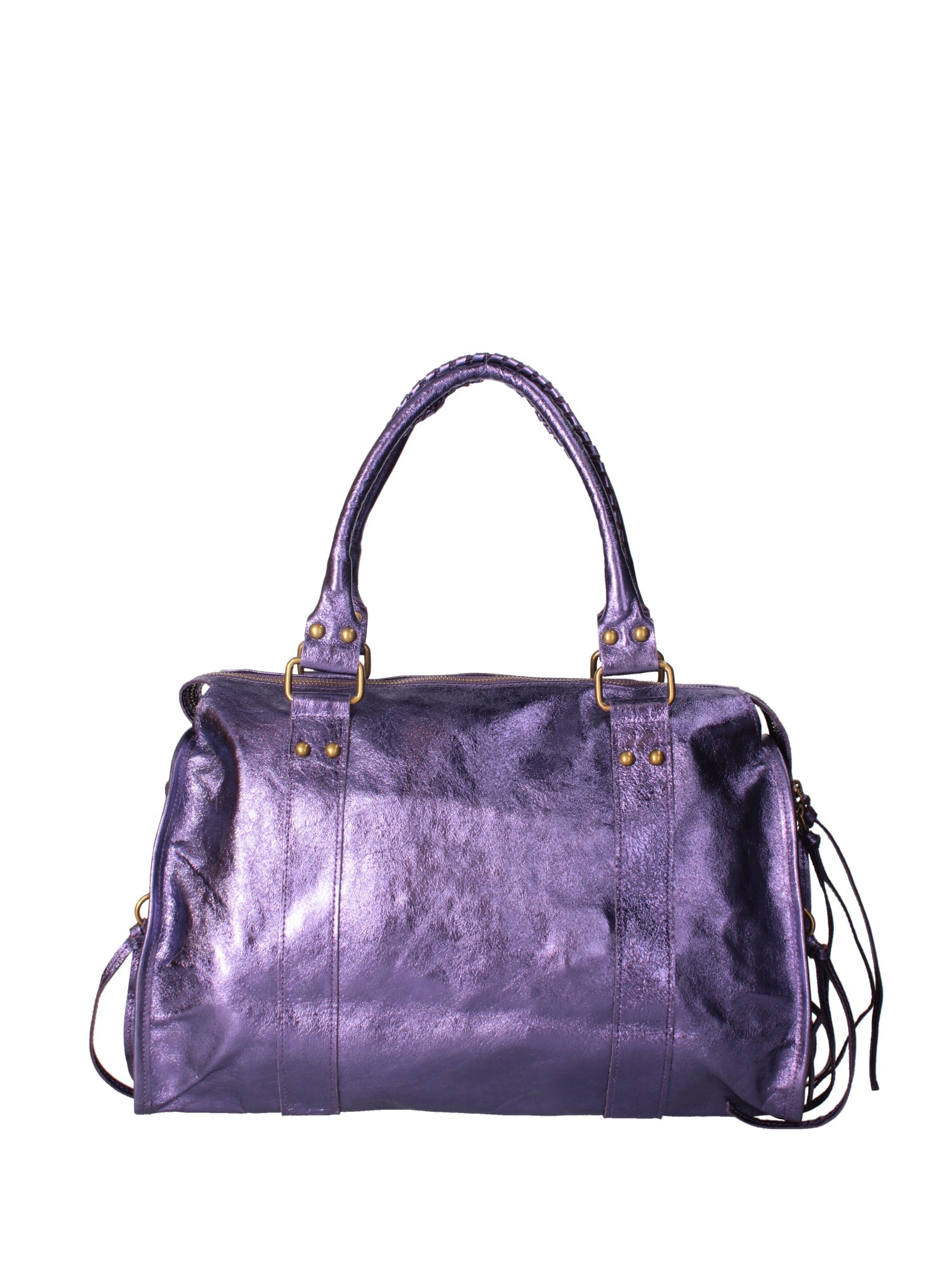 Novara Borsa a spalla da donna Vera pelle 06090 LM-L013 VIOLA Chiara Ferretti