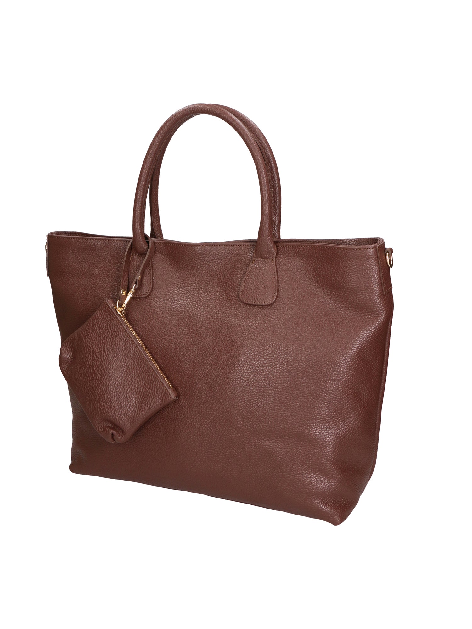 Wladimira Women's Shoulder Bag in Genuine Leather Made in Italy 43x33x9 cm
