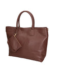 Wladimira Women's Shoulder Bag in Genuine Leather Made in Italy 43x33x9 cm