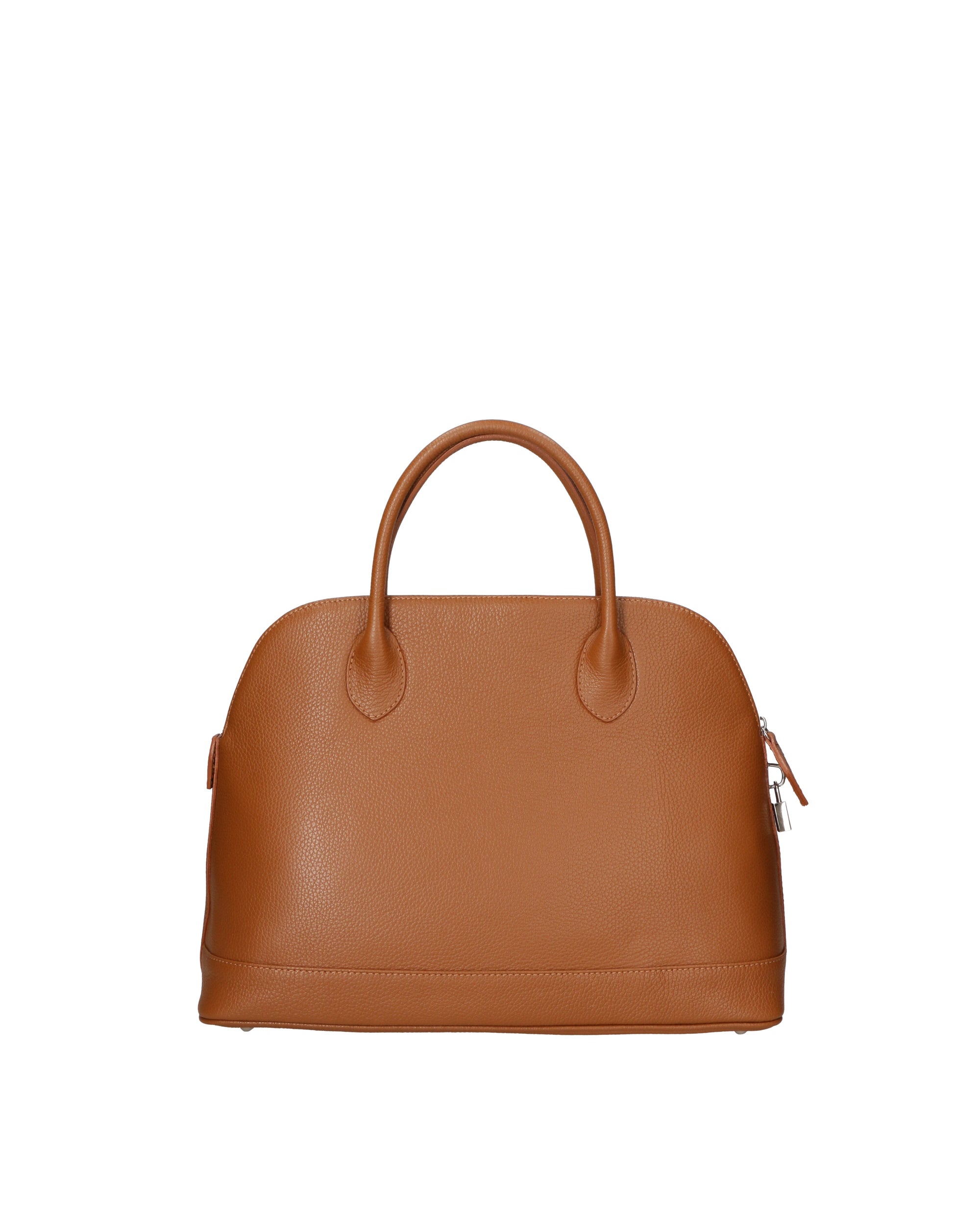 Silvana Chic Borsa a mano da donna 100% pelle 80028 5197-D17 CUOIO SCURO Chiara Ferretti