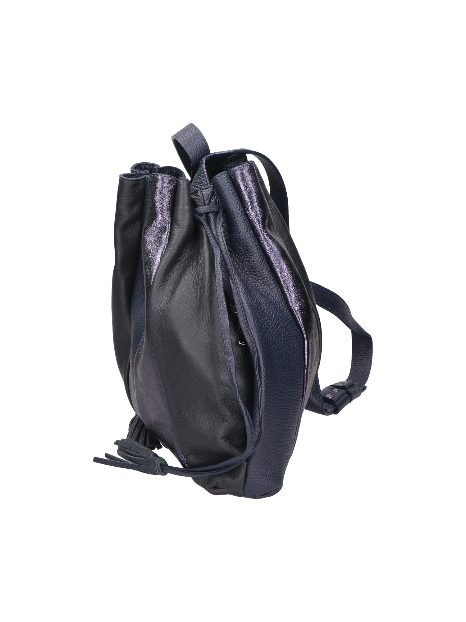 Nunzia Borsa a spalla da donna Vera pelle 576042-BLU DARK BLUE Chiara Ferretti
