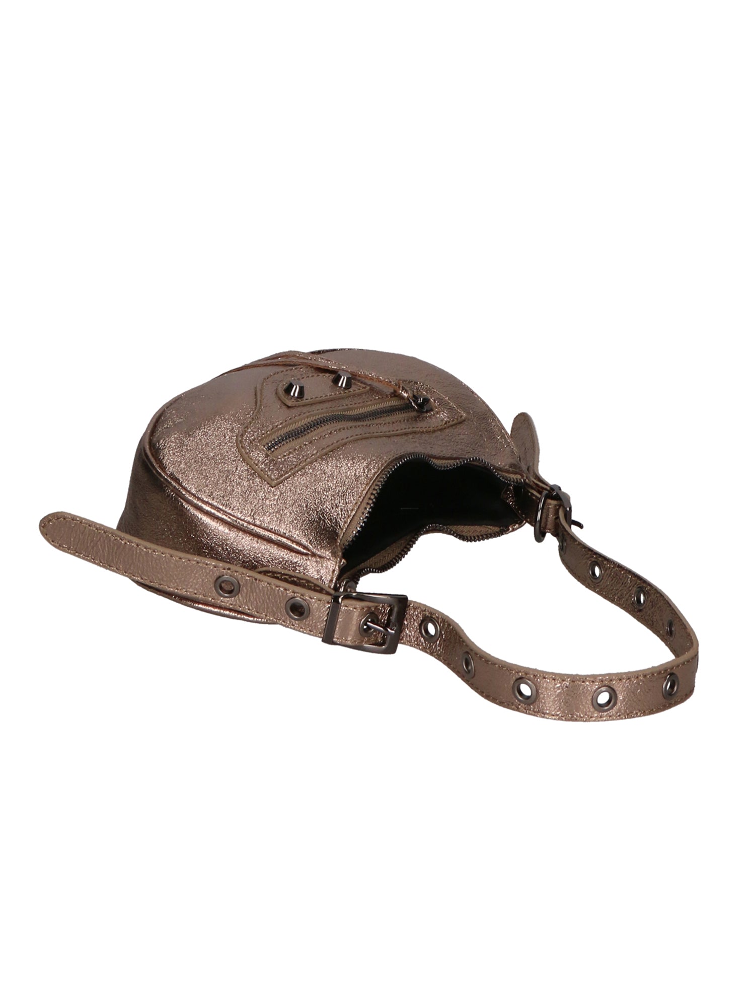 Gloria Damenhandtasche aus echtem Leder, hergestellt in Italien, 12 x 25 x 6 cm