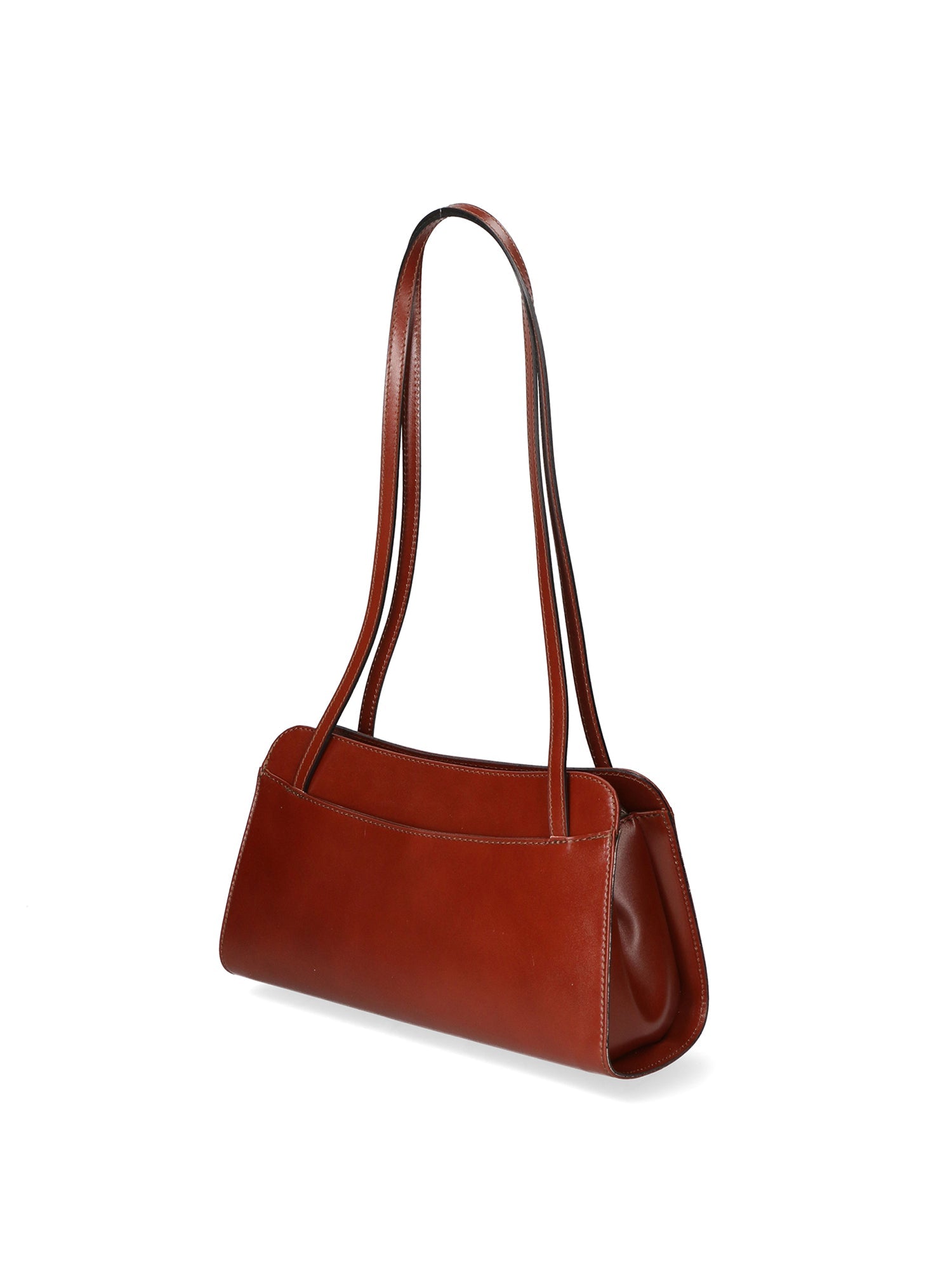 Edera Chic Borsa a spalla da donna Vera pelle 9120-MARRONE BROWN Chiara Ferretti